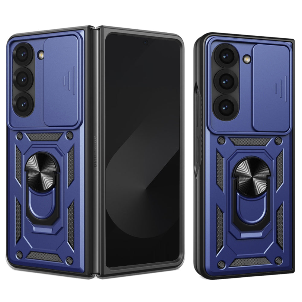 Kuori Samsung Galaxy Z Fold6 F956:lle, Techsuit, CamShield, Sininen
