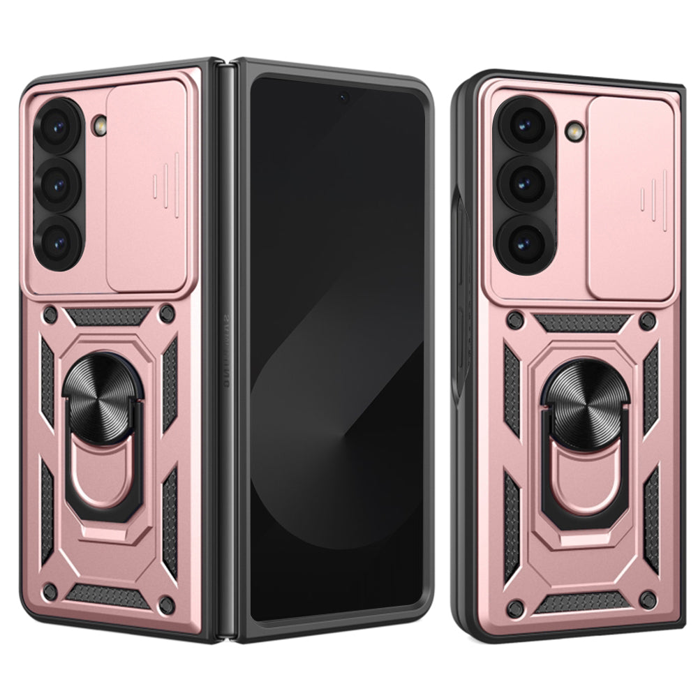 Kuori Samsung Galaxy Z Fold6 F956:lle, Techsuit, CamShield, Vaaleanpunainen