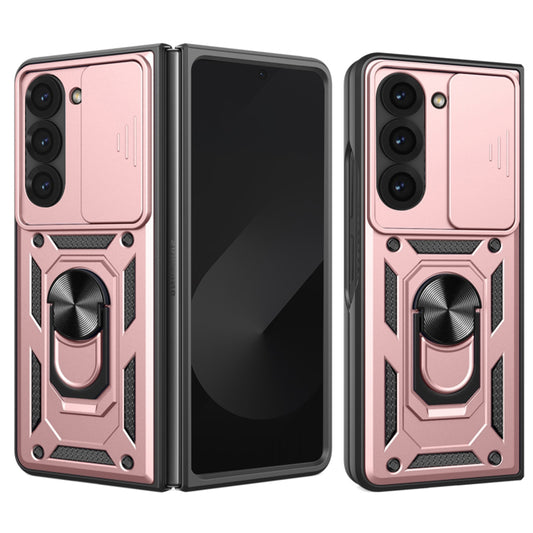 Kuori Samsung Galaxy Z Fold6 F956:lle, Techsuit, CamShield, Vaaleanpunainen