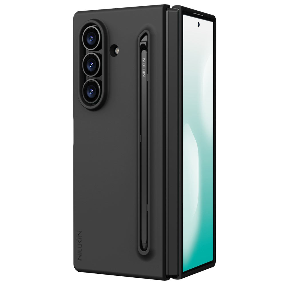 Kuori Samsung Galaxy Z Fold7 F966:lle, Nillkin, Flex Pure S-kynän pidikkeellä, Musta