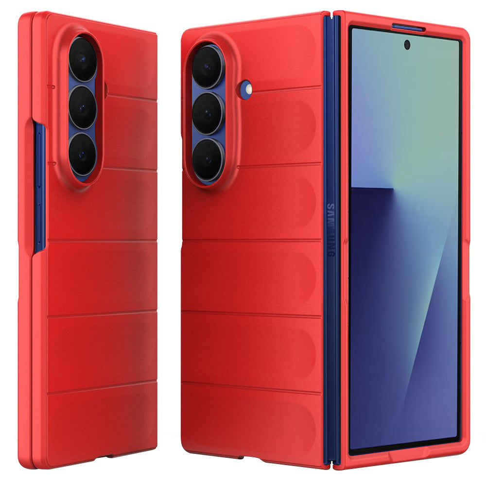 Kuori Samsung Galaxy Z Fold7 F966:lle, Techsuit, Magic Shield, Punainen
