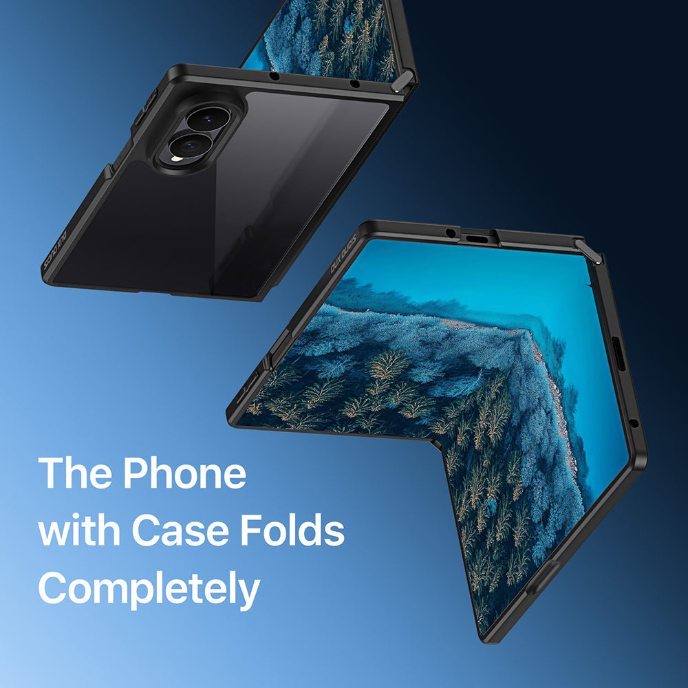 Suojakuori Samsung Galaxy Z Fold8 F971 -puhelimelle, DUX DUCIS Aimo, musta