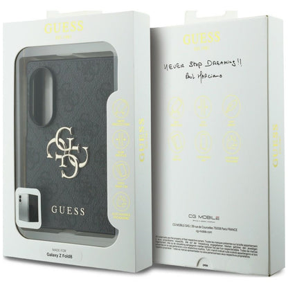 Kuori Samsung Galaxy Z Fold8 F971:lle, Guess, 4G Big Logo, Musta