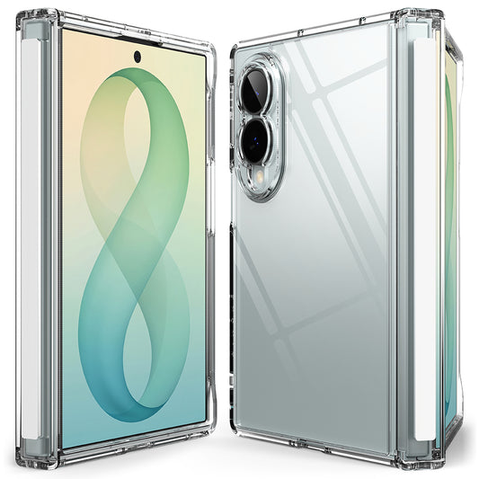 Kuori Samsung Galaxy Z Fold8 F971:lle, Ringke, Fusion Flap, Läpinäkyvä