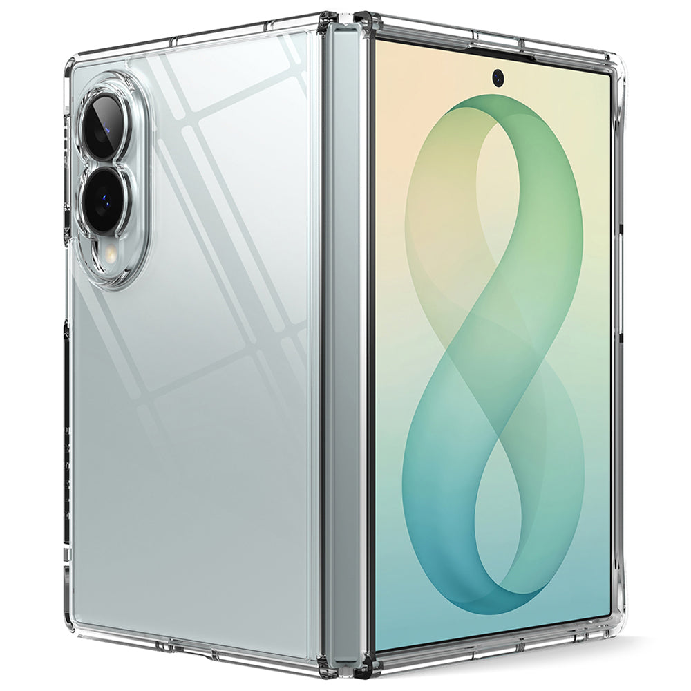 Suojakuori Samsung Galaxy Z Fold8 F971 -puhelimelle, Ringke Fusion, läpinäkyvä