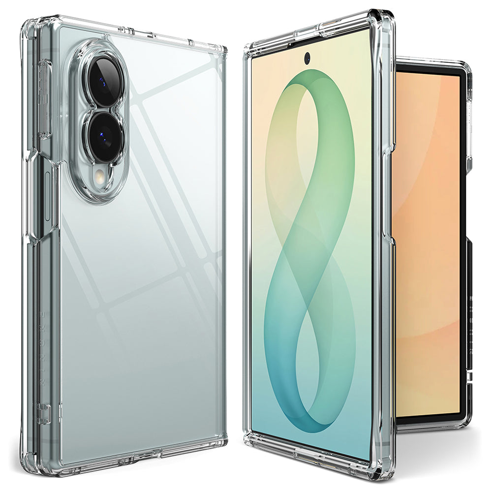 Suojakuori Samsung Galaxy Z Fold8 F971 -puhelimelle, Ringke Fusion, läpinäkyvä