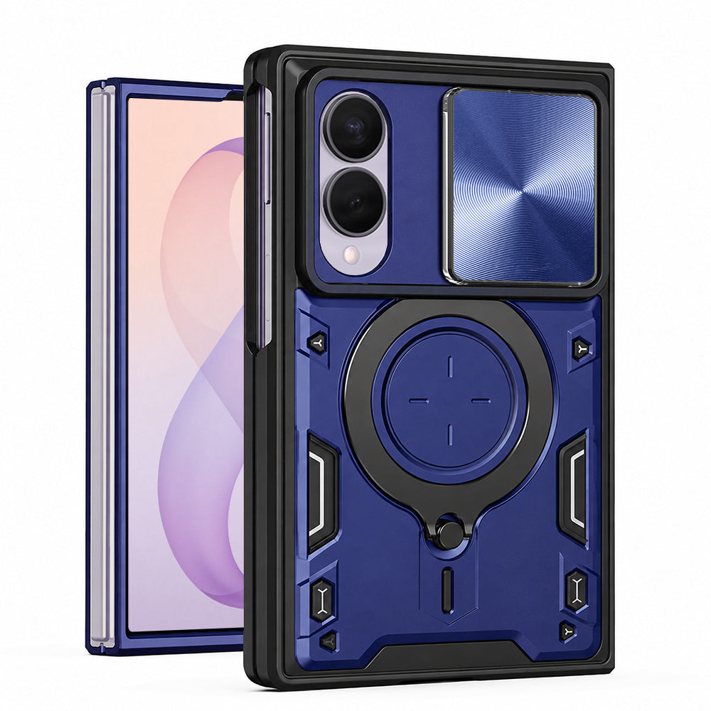 Kuori Samsung Galaxy Z Fold8 F971:lle, Techsuit, CamGuard Pro, Sininen