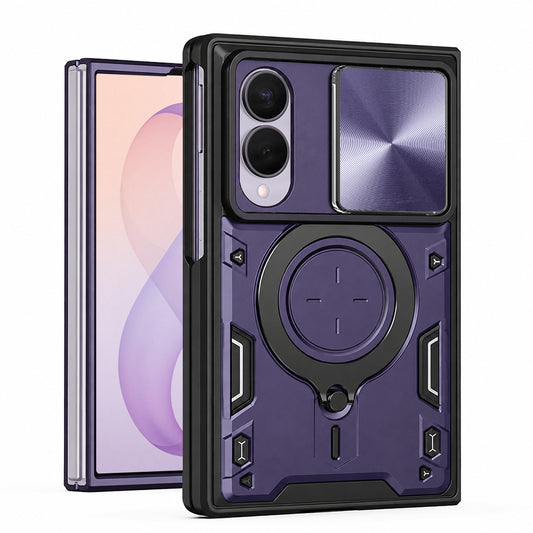Kuori Samsung Galaxy Z Fold8 F971:lle, Techsuit, CamGuard Pro, Violetti