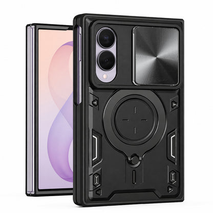 Kuori Samsung Galaxy Z Fold8 F971:lle, Techsuit, CamGuard Pro, Musta