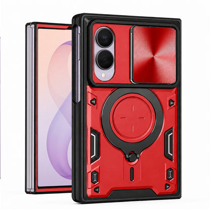 Kuori Samsung Galaxy Z Fold8 F971:lle, Techsuit, CamGuard Pro, Punainen