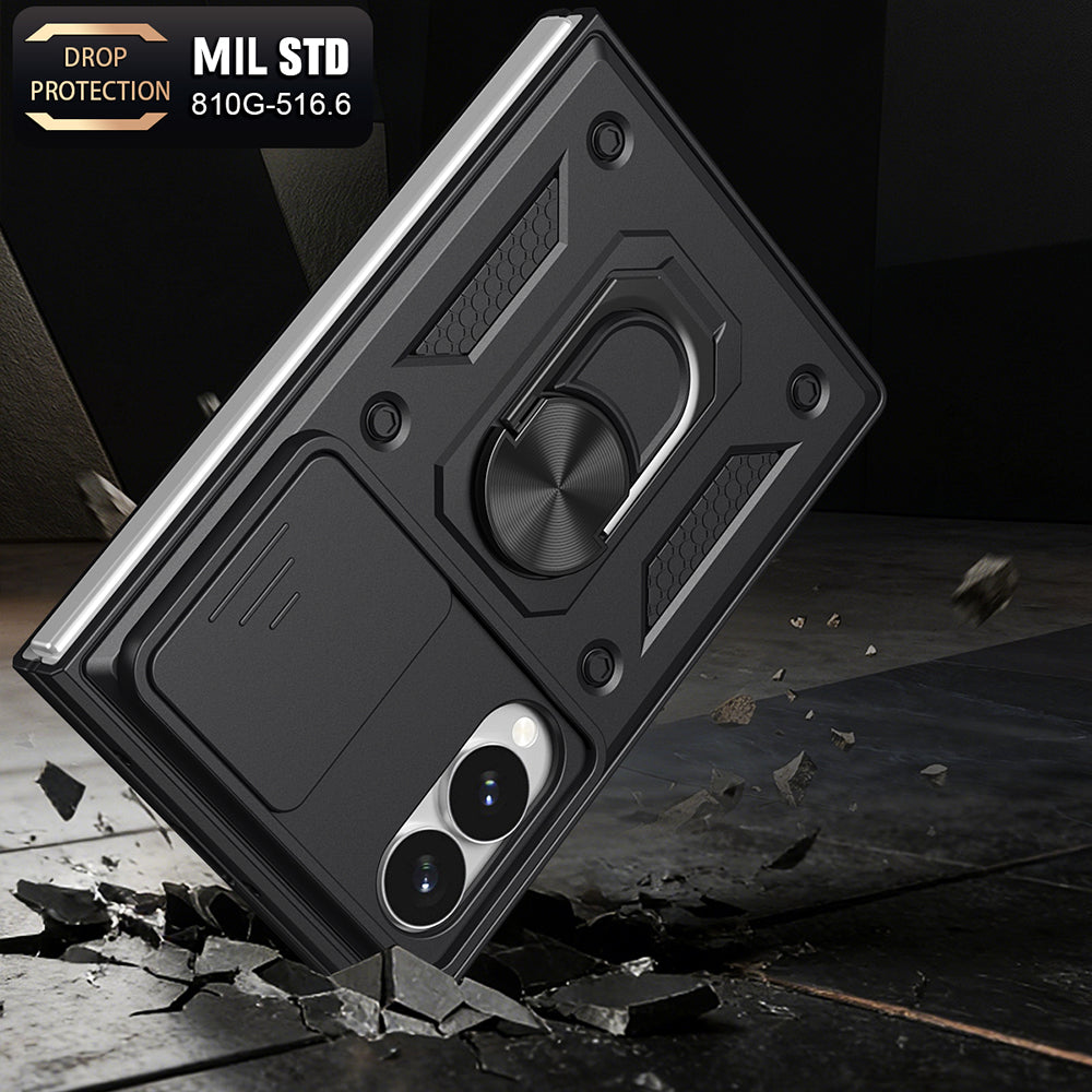 Kuori Samsung Galaxy Z Fold8 F971:lle, Techsuit, CamShield, Kultainen