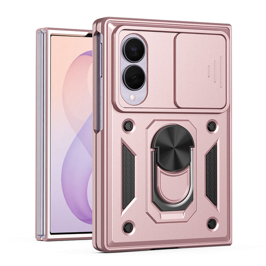 Kuori Samsung Galaxy Z Fold8 F971:lle, Techsuit, CamShield, vaaleanpunakultainen