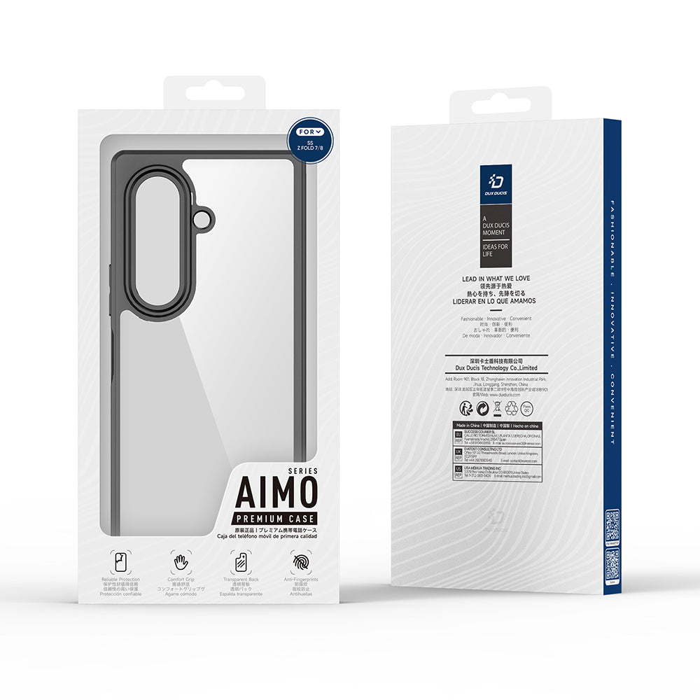 Case for Samsung Galaxy Z Fold8 Ultra F976, DUX DUCIS, Aimo, Black
