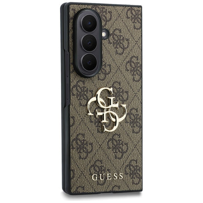 Kuori Samsung Galaxy Z Fold8 Ultra F976:lle, Guess, 4G Big Logo, Ruskea