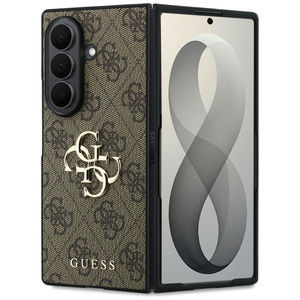 Kuori Samsung Galaxy Z Fold8 Ultra F976:lle, Guess, 4G Big Logo, Ruskea