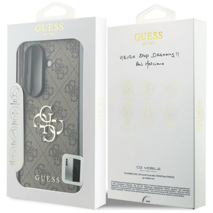Kuori Samsung Galaxy Z Fold8 Ultra F976:lle, Guess, 4G Big Logo, Ruskea