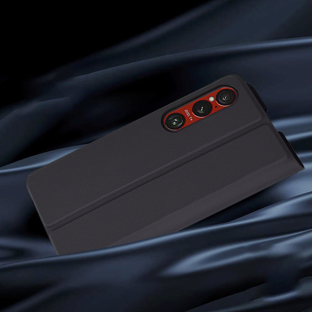 Kuori Sony Xperia 1 VI:lle, Techsuit, Magskin Book, Musta