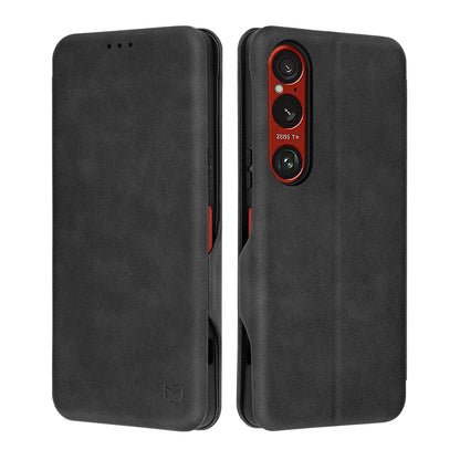 Kuori Sony Xperia 1 VI:lle, Techsuit, Safe Wallet Plus, Musta