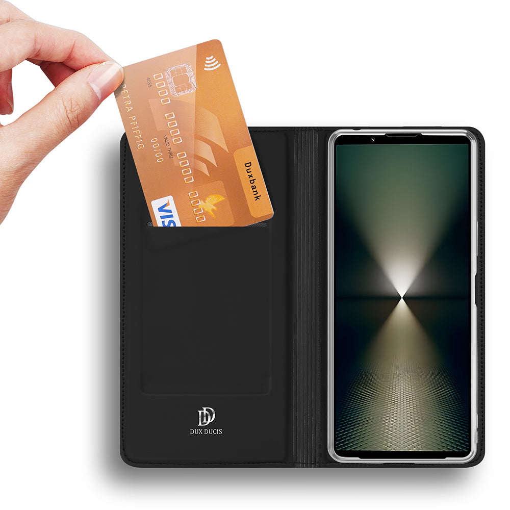 Kuori Sony Xperia 1 VII:lle, DUX DUCIS, Skin Pro, Musta