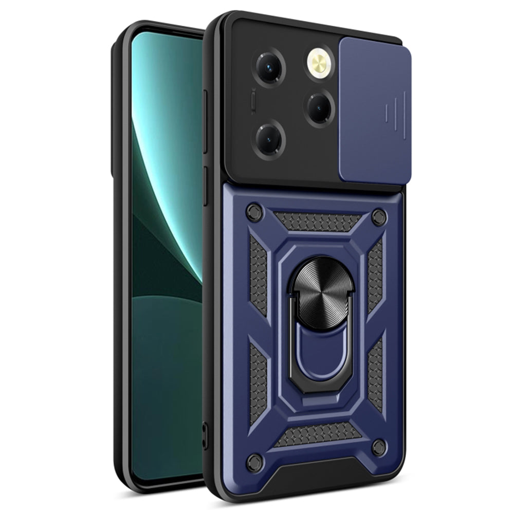 Kuori Tecno Spark 20 Pro / Infinix Hot 40 / Hot 40 Pro, Techsuit, CamShield, Sininen