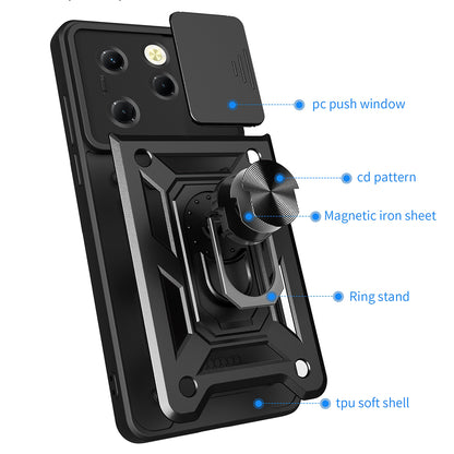 Kuori Tecno Spark 20 Pro / Infinix Hot 40 / Hot 40 Pro, Techsuit, CamShield, Sininen
