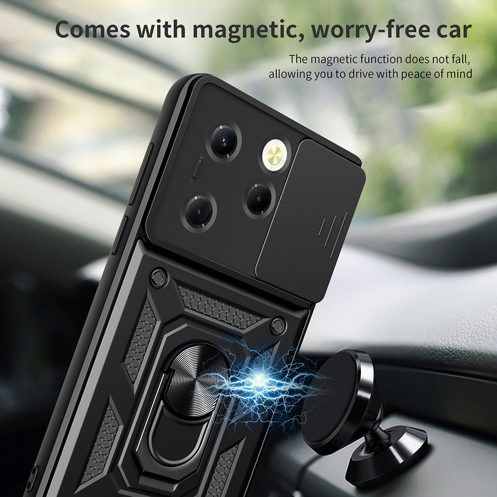 Kuori Tecno Spark 20 Pro / Infinix Hot 40 / Hot 40 Pro, Techsuit, CamShield, Sininen