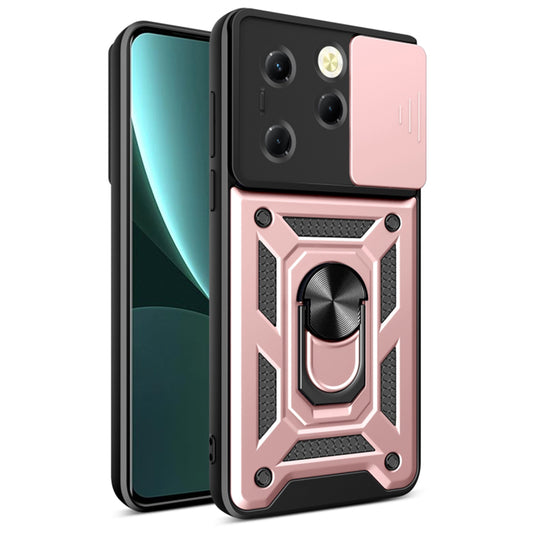 Kuori Tecno Spark 20 Pro / Infinix Hot 40 / Hot 40 Pro, Techsuit, CamShield, Vaaleanpunainen