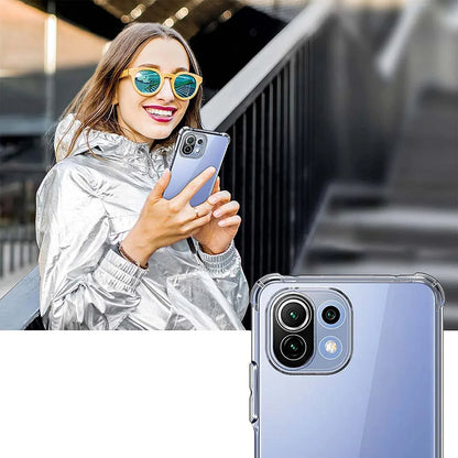 Case for Xiaomi 11 Lite 5G NE / Mi 11 Lite 5G / 11 Lite, Techsuit, Shockproof Clear, Transparent