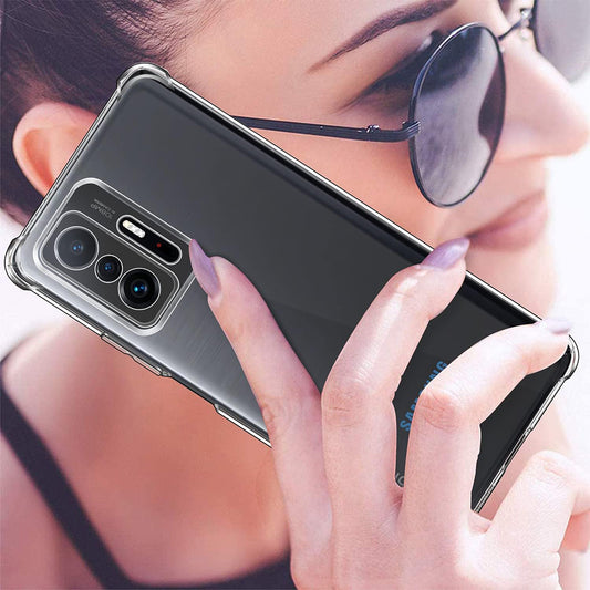 Kuori Xiaomi 11T / 11T Pro:lle, Techsuit, Iskunkestävä Kirkas, Läpinäkyvä
