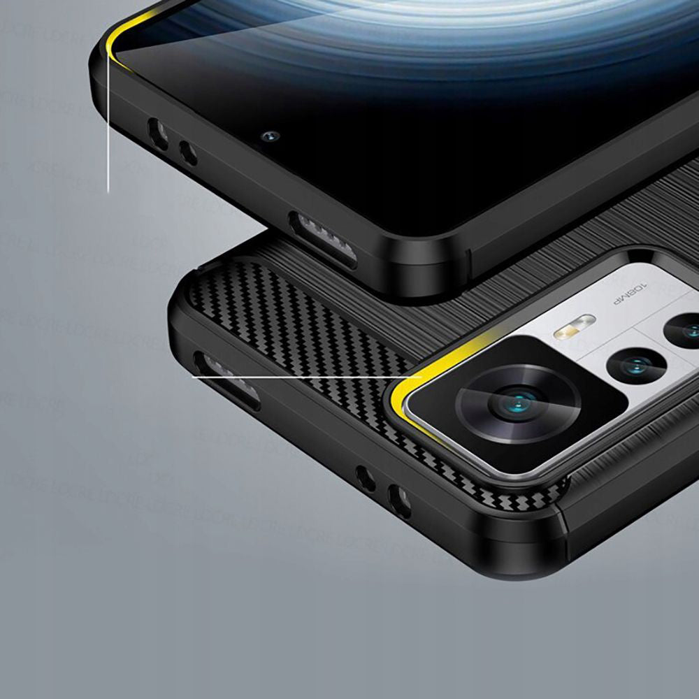 Case for Xiaomi 12T / 12T Pro, Techsuit, Carbon, Black