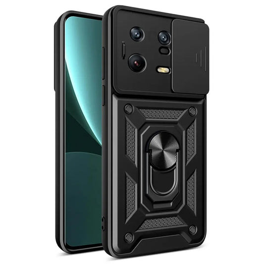 Kuori Xiaomi 13 Pro:lle, Techsuit, CamShield, Musta