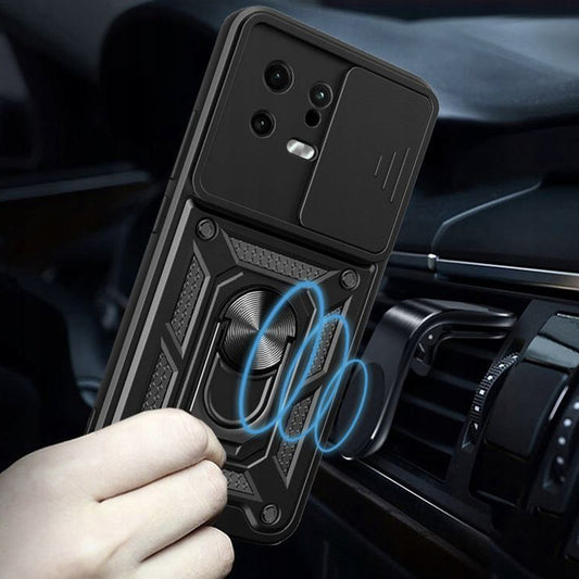 Kuori Xiaomi 13:lle, Techsuit, CamShield, Musta