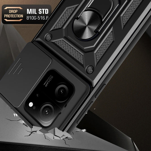 Kuori Xiaomi 13T Pro / 13T:lle, Techsuit, CamShield, Musta