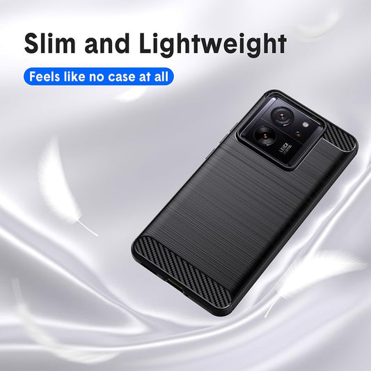 Kuori Xiaomi 13T Pro / 13T:lle, Techsuit, Hiili, Musta