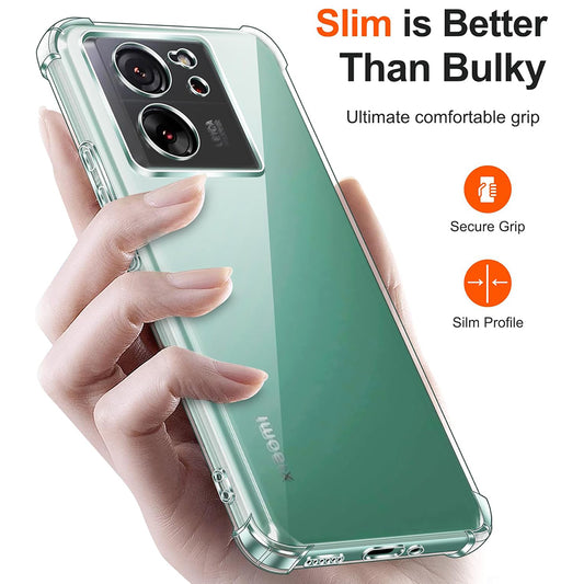 Kuori Xiaomi 13T Pro / 13T:lle, Techsuit, Iskunkestävä Kirkas, Läpinäkyvä