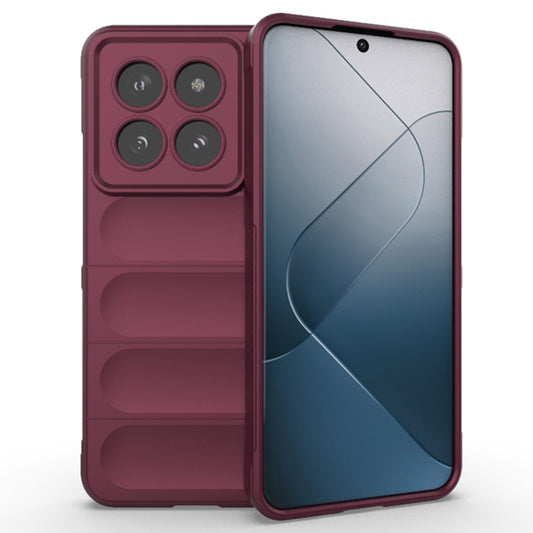 Kuori Xiaomi 14 Pro:lle, Techsuit, Magic Shield, Viininpunainen