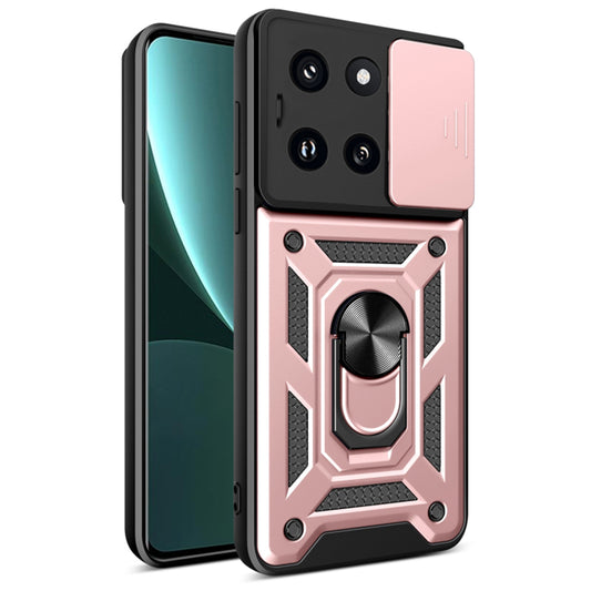 Case for Xiaomi 14, Techsuit, CamShield, Pink