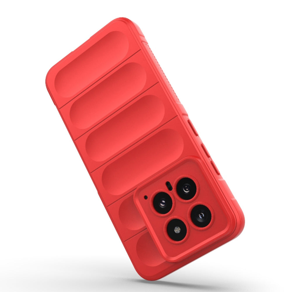 Suojakotelo Xiaomi 14:lle, Techsuit, Magic Shield, Kirsikanpunainen