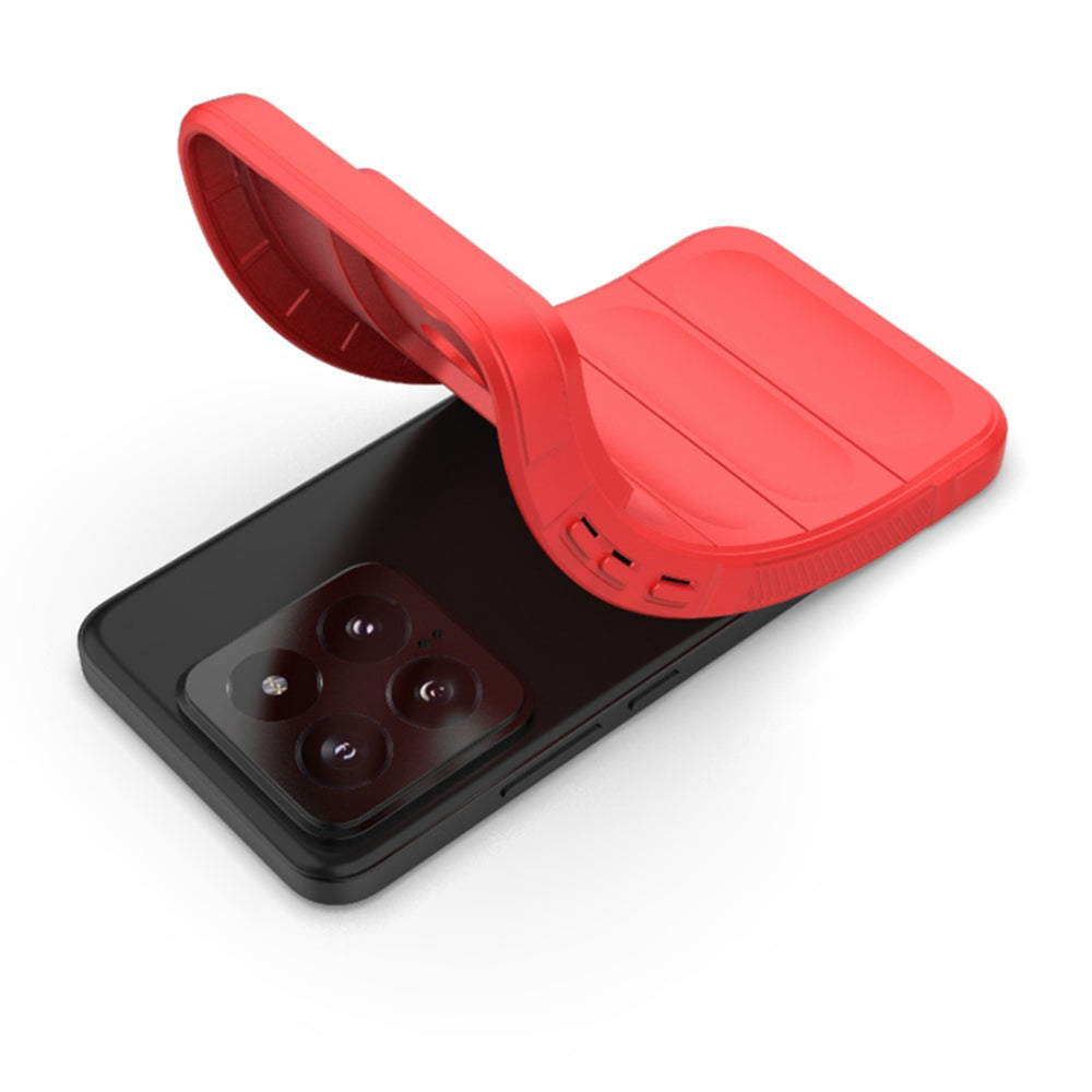 Suojakotelo Xiaomi 14:lle, Techsuit, Magic Shield, Kirsikanpunainen