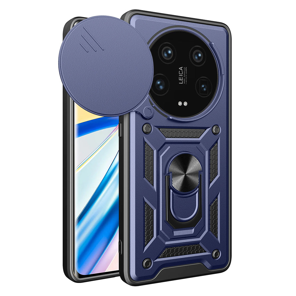 Kuori Xiaomi 14 Ultralle, Techsuit, CamShield, Sininen