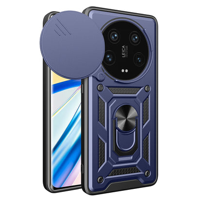 Kuori Xiaomi 14 Ultralle, Techsuit, CamShield, Sininen
