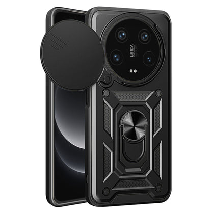 Kuori Xiaomi 14 Ultralle, Techsuit, CamShield, Musta