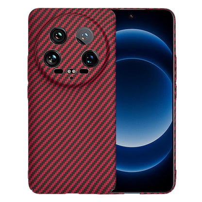 Kuori Xiaomi 14 Ultralle, Techsuit, Carbonite FiberShell, Punainen