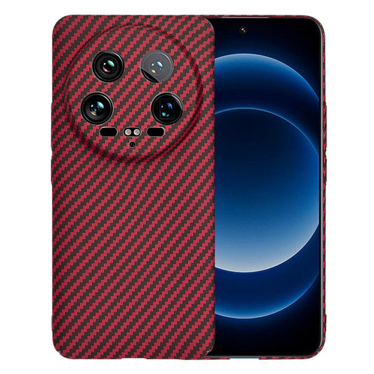 Kuori Xiaomi 14 Ultralle, Techsuit, Carbonite FiberShell, Punainen