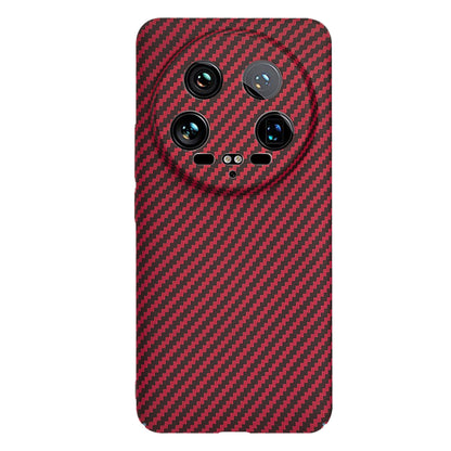 Kuori Xiaomi 14 Ultralle, Techsuit, Carbonite FiberShell, Punainen