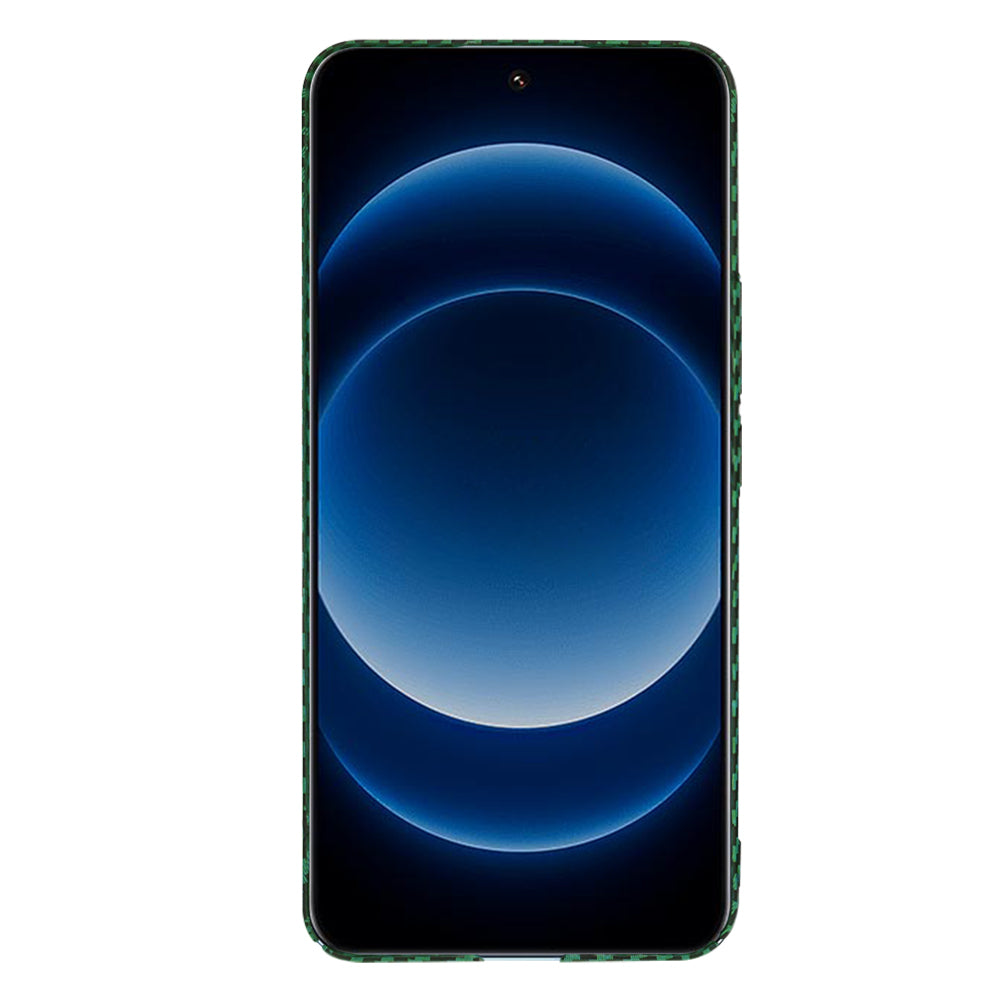 Kuori Xiaomi 14 Ultralle, Techsuit, Carbonite FiberShell, Vihreä