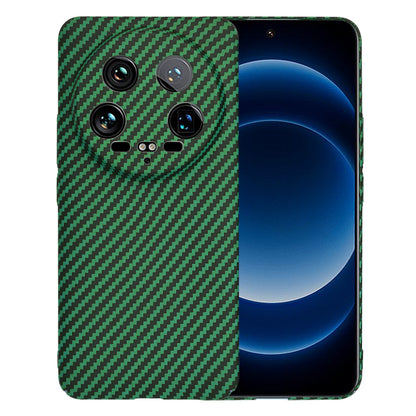 Kuori Xiaomi 14 Ultralle, Techsuit, Carbonite FiberShell, Vihreä