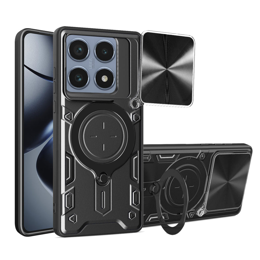 Kuori Xiaomi 14T Pro:lle, Techsuit, CamGuard Pro, Musta