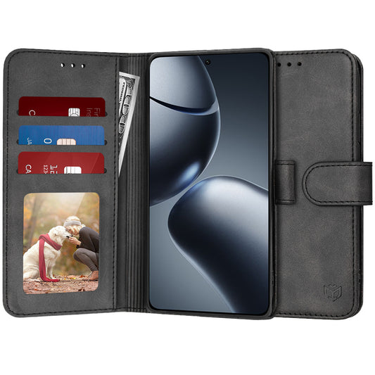 Kuori Xiaomi 14T Pro:lle, Techsuit, Diary Book, Musta