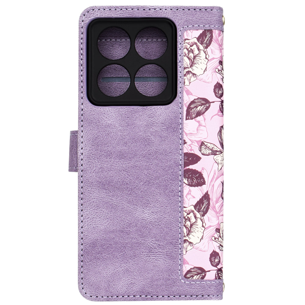 Kuori Xiaomi 14T Pro:lle, Techsuit, FlipCraft, Violetti
